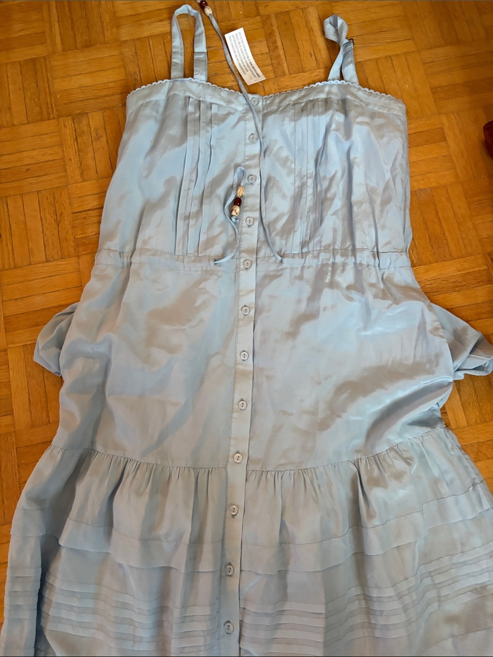 Yong Fabulous and Broke Light Blue Button-Front Maxi Sundress - Picture 8 of 11